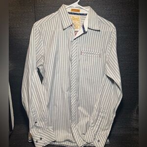 Sovereign Code Gray Casual Button Down Shirt
